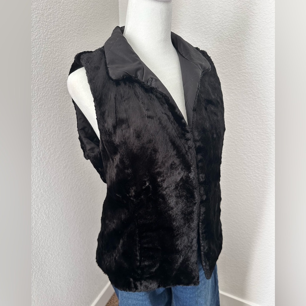 Lauren Ralph Lauren Black Reversible Vest